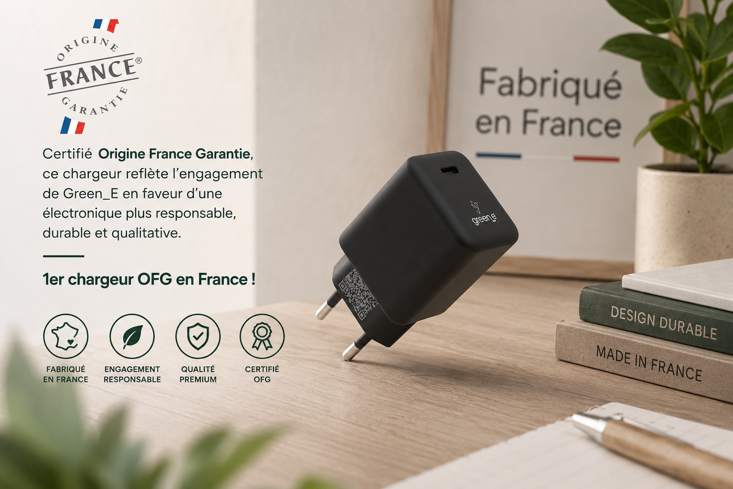 30-W-Universal-USB-C-Ladegerät, Weiß