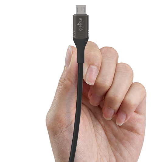 Câble écoconçu GREEN-E Micro-USB vers USB, 1,20m, Noir