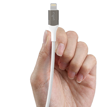 Câble green-e éco-conçu USB-A vers Lightning, 2,50m, Blanc