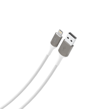Câble green-e éco-conçu USB-A vers Lightning, 2,50m, Blanc
