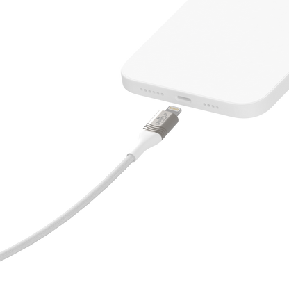 Câble green-e éco-conçu USB-A vers Lightning, 2,50m, Blanc