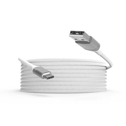 Câble green-e éco-conçu USB-A vers USB-C, 1,20 m, Blanc