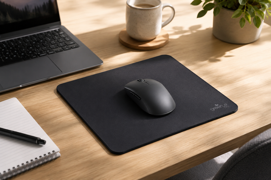 Tapis de souris GREEN_E PRO éco conçu GLISS, 22 x 18 cm, Noir légende