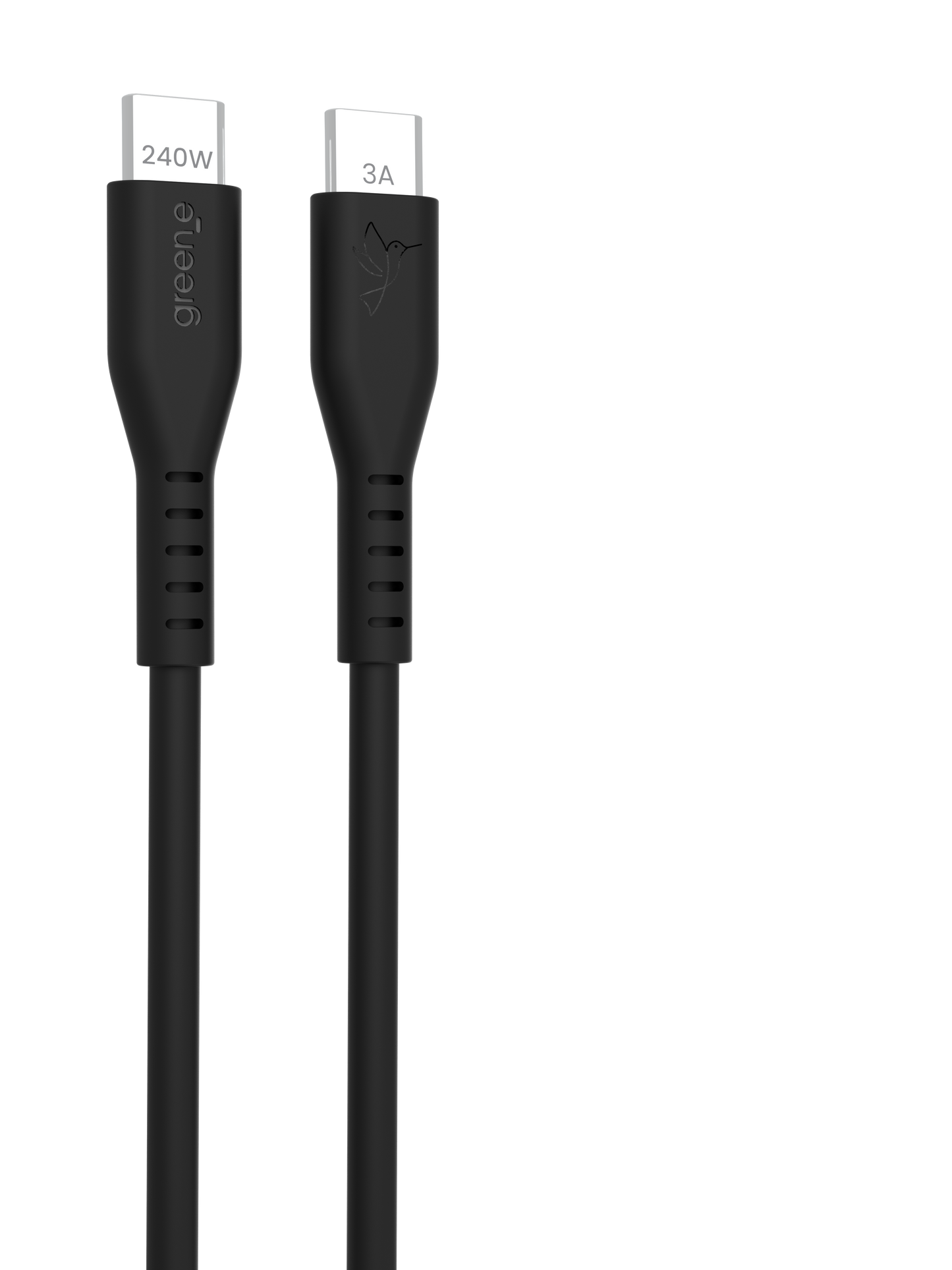 USB-C-Kabel, 100 W, USB 2.0, MIF GRIT 500, 150 cm