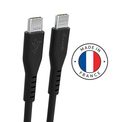 USB-C-Kabel, 100 W, USB 2.0, MIF GRIT 500, 150 cm