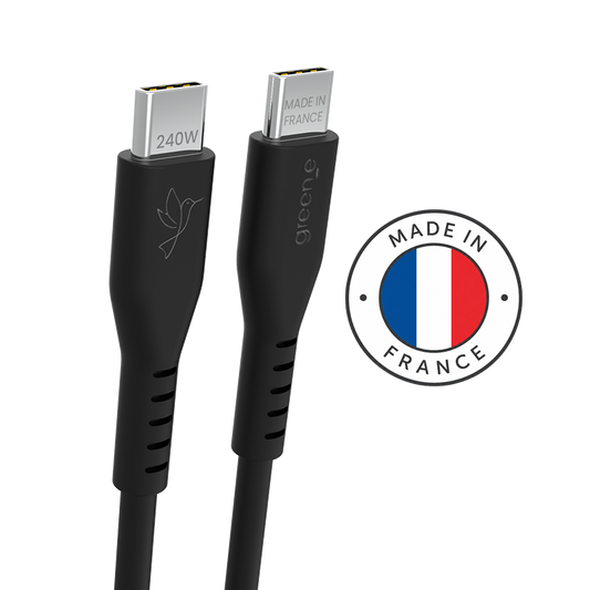 USB-C-Kabel, 100 W, USB 2.0, MIF GRIT 500, 150 cm