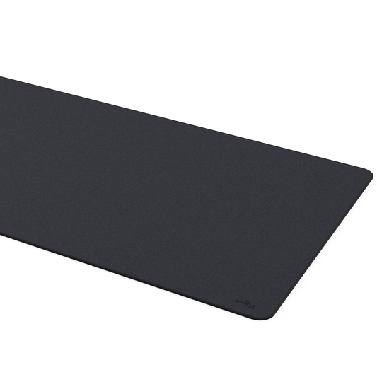 Tapis de souris éco conçu GLISS "XXL" - 80 x 40 cm, Noir Légende