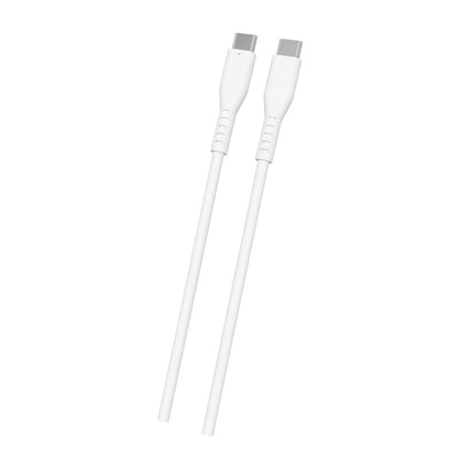 Câble USB-C 100W Fabriqué en France, 1,50 m, Blanc
