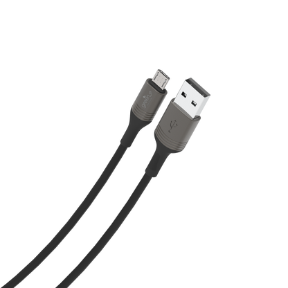 Câble écoconçu GREEN-E Micro-USB vers USB, 1,20m, Noir