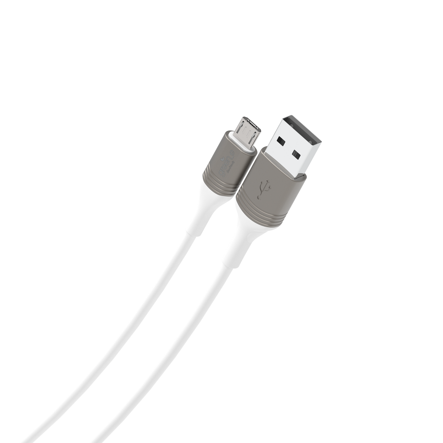 Câble écoconçu GREEN-E Micro-USB vers USB, 1,20m, Blanc