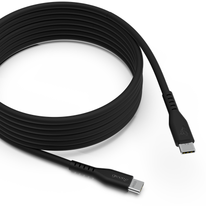 Câble USB-C 100W Fabriqué en France, 3,0 m, Noir