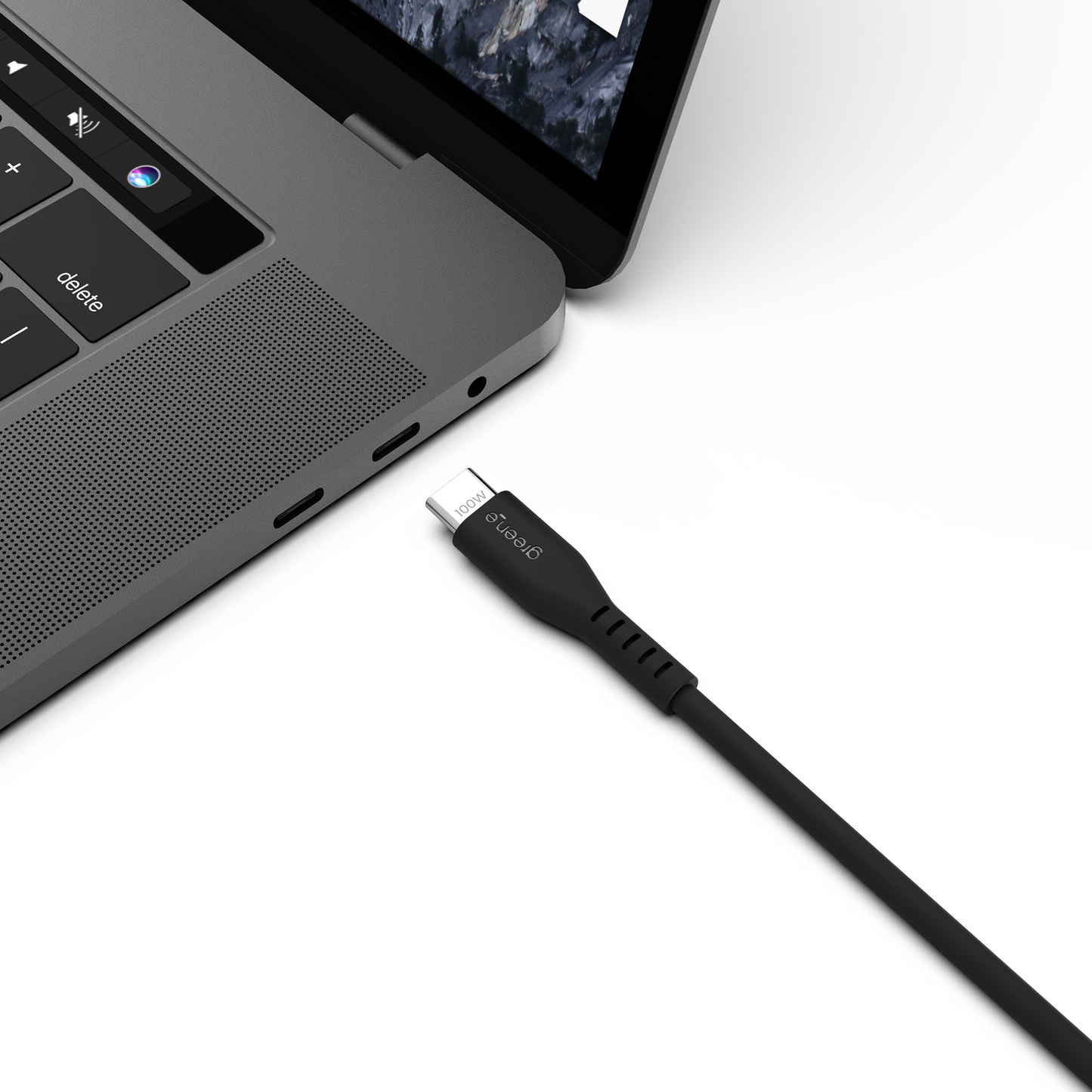 Câble USB-C 100W Fabriqué en France, 3,0 m, Noir