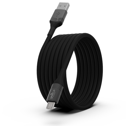 Câble écoconçu GREEN-E Micro-USB vers USB, 1,20m, Noir