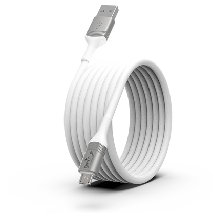 Câble écoconçu GREEN-E Micro-USB vers USB, 1,20m, Blanc