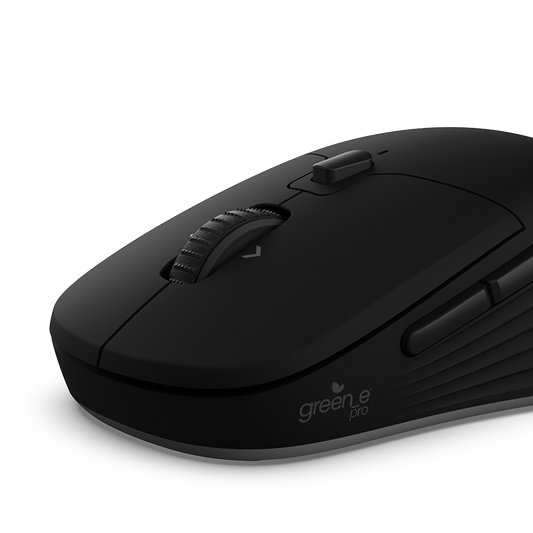 Souris sans fil Bluetooth SPIDE, roulette ultra rapide, Noir Légende