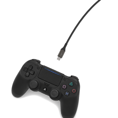 Câble tressé écoconçu GREEN-E résistant Micro-USB vers USB, 1,20m, Noir