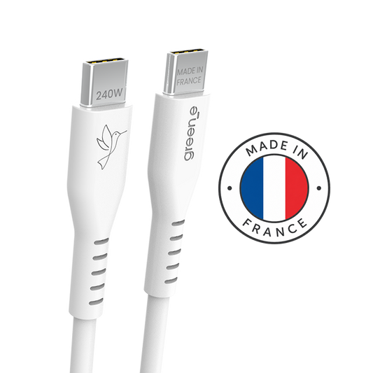 USB-C-Kabel, 100 W, USB 2.0, MIF GRIT 500, 150 cm